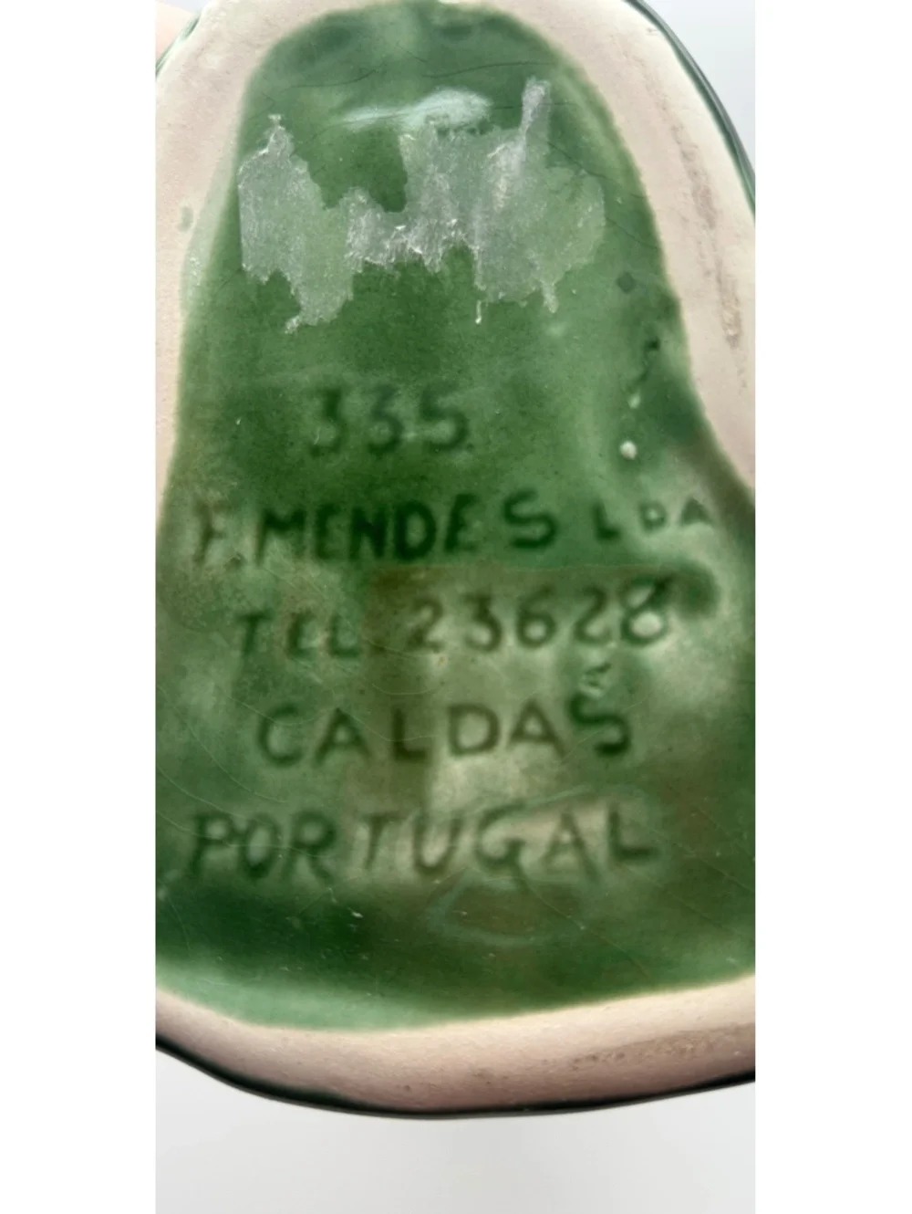 Vintage Ceramic Duck Pitcher by MCM Portuguese Artist F. Mendes